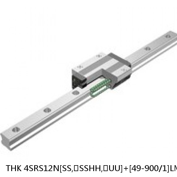 4SRS12N[SS,​SSHH,​UU]+[49-900/1]LM THK Miniature Linear Guide Caged Ball SRS Series