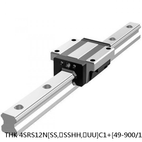4SRS12N[SS,​SSHH,​UU]C1+[49-900/1]LM THK Miniature Linear Guide Caged Ball SRS Series
