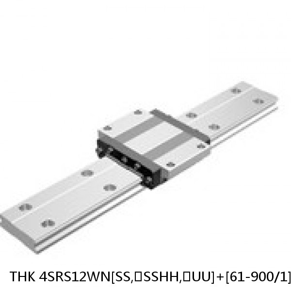 4SRS12WN[SS,​SSHH,​UU]+[61-900/1]L[H,​P]M THK Miniature Linear Guide Caged Ball SRS Series