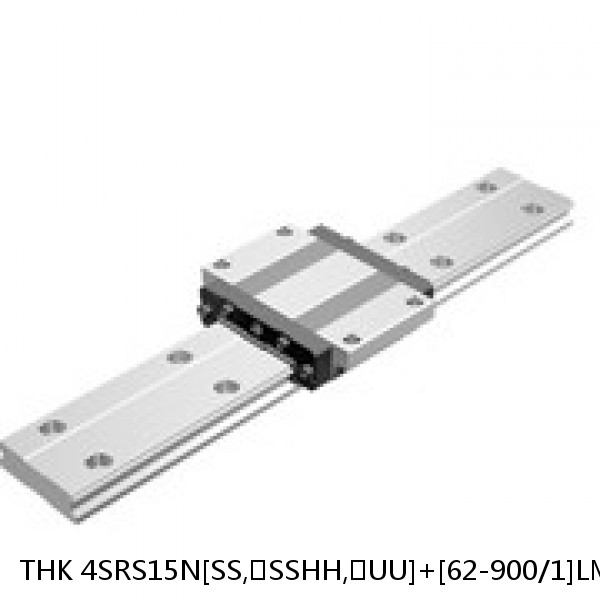4SRS15N[SS,​SSHH,​UU]+[62-900/1]LM THK Miniature Linear Guide Caged Ball SRS Series