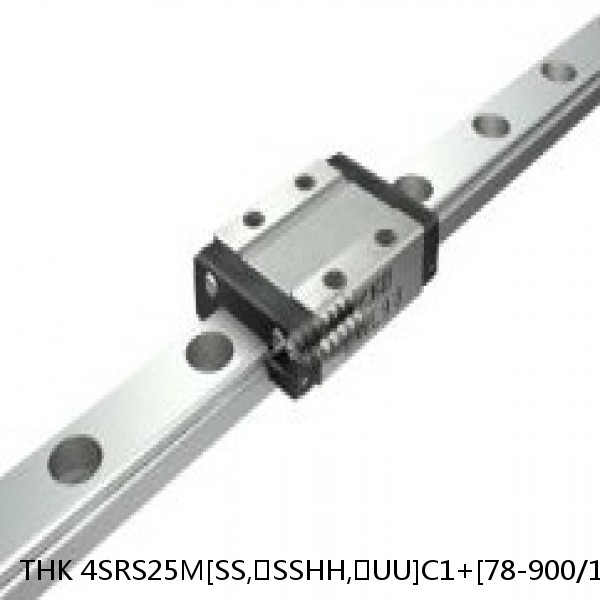 4SRS25M[SS,​SSHH,​UU]C1+[78-900/1]L[H,​P]M THK Miniature Linear Guide Caged Ball SRS Series
