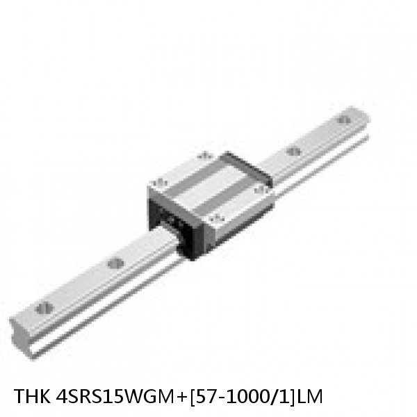 4SRS15WGM+[57-1000/1]LM THK Miniature Linear Guide Full Ball SRS-G Accuracy and Preload Selectable
