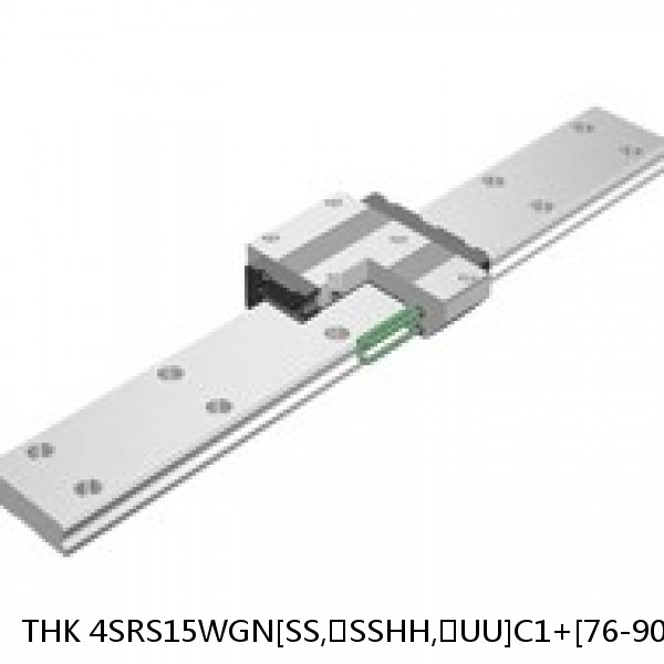 4SRS15WGN[SS,​SSHH,​UU]C1+[76-900/1]LM THK Miniature Linear Guide Full Ball SRS-G Accuracy and Preload Selectable