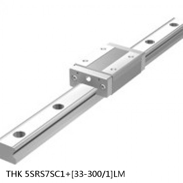 5SRS7SC1+[33-300/1]LM THK Miniature Linear Guide Caged Ball SRS Series