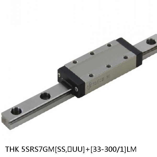 5SRS7GM[SS,​UU]+[33-300/1]LM THK Miniature Linear Guide Full Ball SRS-G Accuracy and Preload Selectable