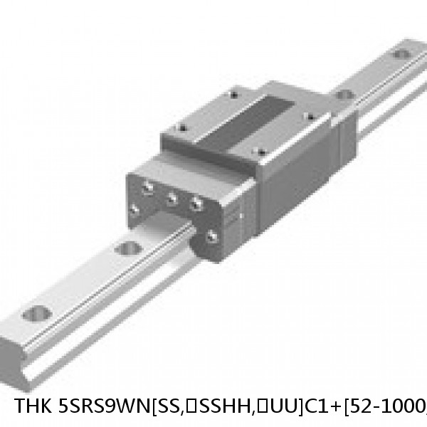 5SRS9WN[SS,​SSHH,​UU]C1+[52-1000/1]L[H,​P]M THK Miniature Linear Guide Caged Ball SRS Series
