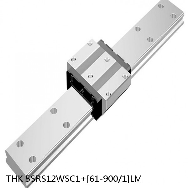 5SRS12WSC1+[61-900/1]LM THK Miniature Linear Guide Caged Ball SRS Series