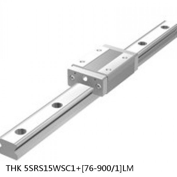 5SRS15WSC1+[76-900/1]LM THK Miniature Linear Guide Caged Ball SRS Series