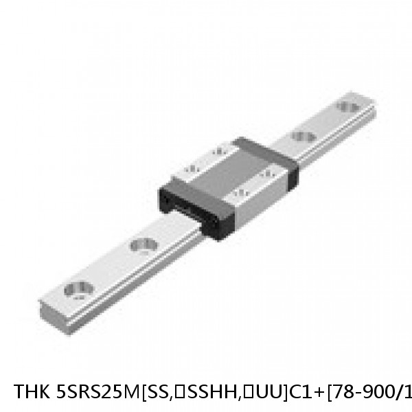 5SRS25M[SS,​SSHH,​UU]C1+[78-900/1]L[H,​P]M THK Miniature Linear Guide Caged Ball SRS Series