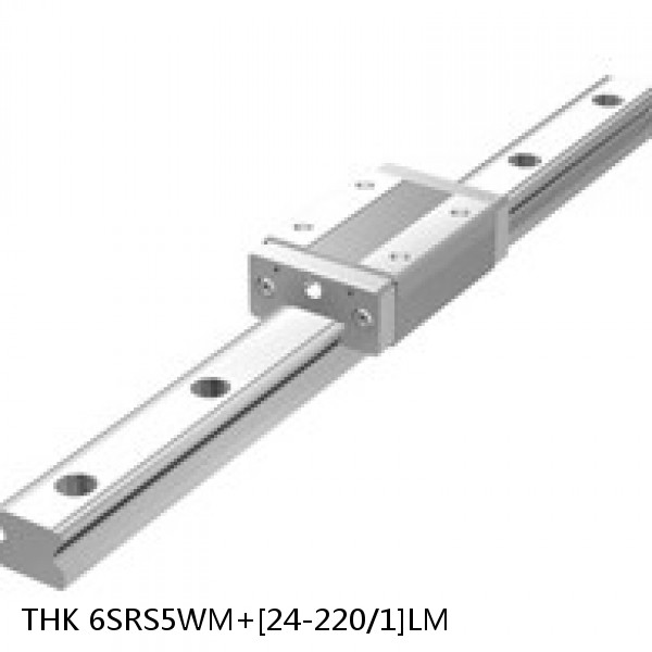 6SRS5WM+[24-220/1]LM THK Miniature Linear Guide Caged Ball SRS Series
