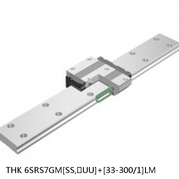 6SRS7GM[SS,​UU]+[33-300/1]LM THK Miniature Linear Guide Full Ball SRS-G Accuracy and Preload Selectable
