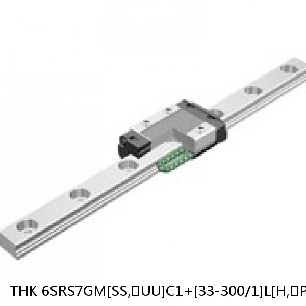 6SRS7GM[SS,​UU]C1+[33-300/1]L[H,​P]M THK Miniature Linear Guide Full Ball SRS-G Accuracy and Preload Selectable