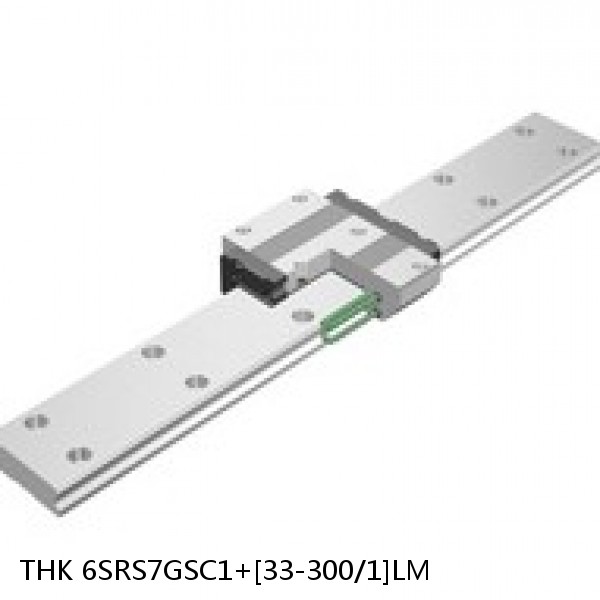 6SRS7GSC1+[33-300/1]LM THK Miniature Linear Guide Full Ball SRS-G Accuracy and Preload Selectable