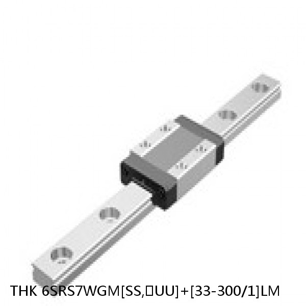 6SRS7WGM[SS,​UU]+[33-300/1]LM THK Miniature Linear Guide Full Ball SRS-G Accuracy and Preload Selectable