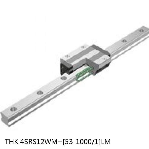 4SRS12WM+[53-1000/1]LM THK Miniature Linear Guide Caged Ball SRS Series