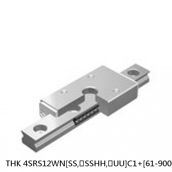 4SRS12WN[SS,​SSHH,​UU]C1+[61-900/1]L[H,​P]M THK Miniature Linear Guide Caged Ball SRS Series