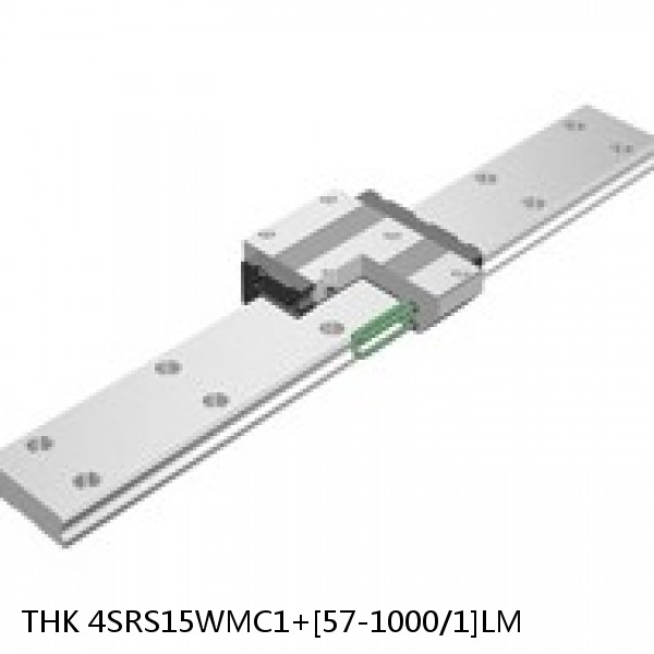 4SRS15WMC1+[57-1000/1]LM THK Miniature Linear Guide Caged Ball SRS Series #1 small image