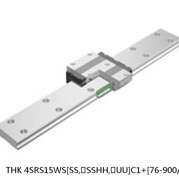 4SRS15WS[SS,​SSHH,​UU]C1+[76-900/1]LM THK Miniature Linear Guide Caged Ball SRS Series #1 small image