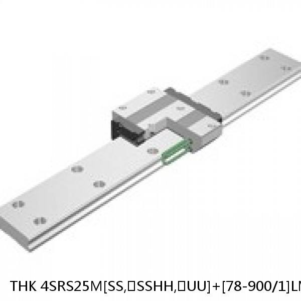 4SRS25M[SS,​SSHH,​UU]+[78-900/1]LM THK Miniature Linear Guide Caged Ball SRS Series