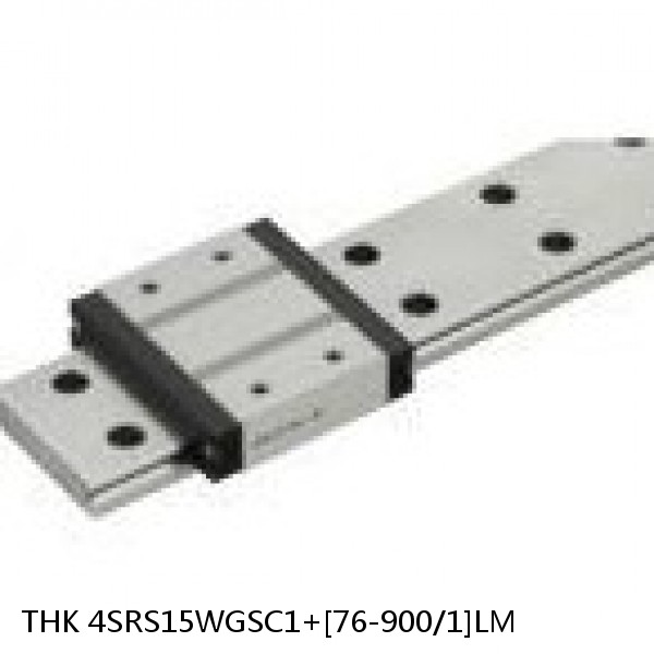 4SRS15WGSC1+[76-900/1]LM THK Miniature Linear Guide Full Ball SRS-G Accuracy and Preload Selectable #1 small image