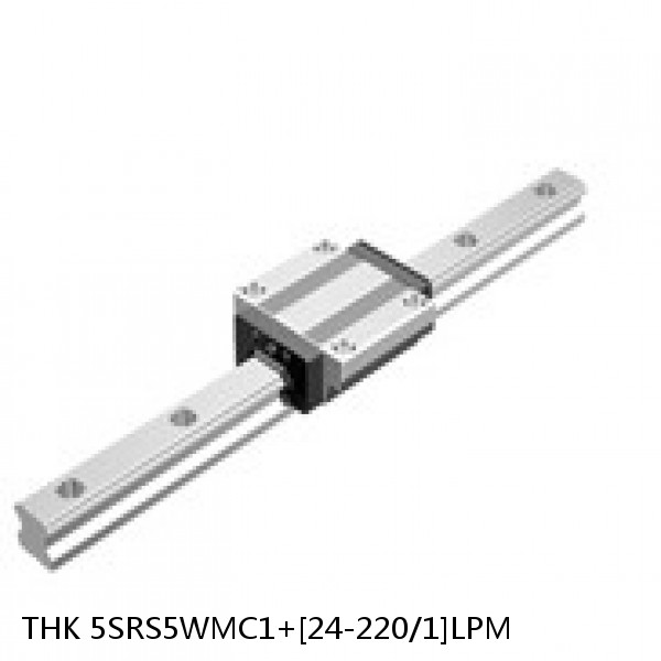 5SRS5WMC1+[24-220/1]LPM THK Miniature Linear Guide Caged Ball SRS Series #1 small image