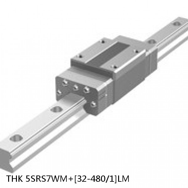 5SRS7WM+[32-480/1]LM THK Miniature Linear Guide Caged Ball SRS Series #1 small image