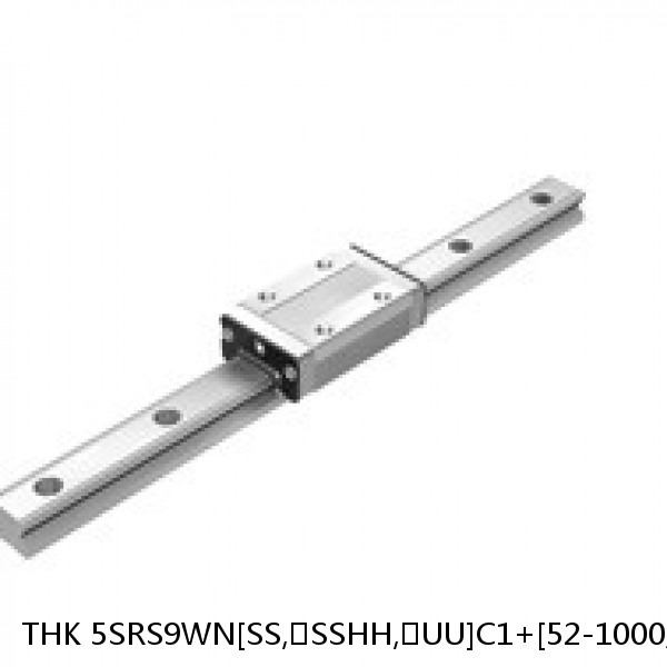5SRS9WN[SS,​SSHH,​UU]C1+[52-1000/1]LM THK Miniature Linear Guide Caged Ball SRS Series #1 small image