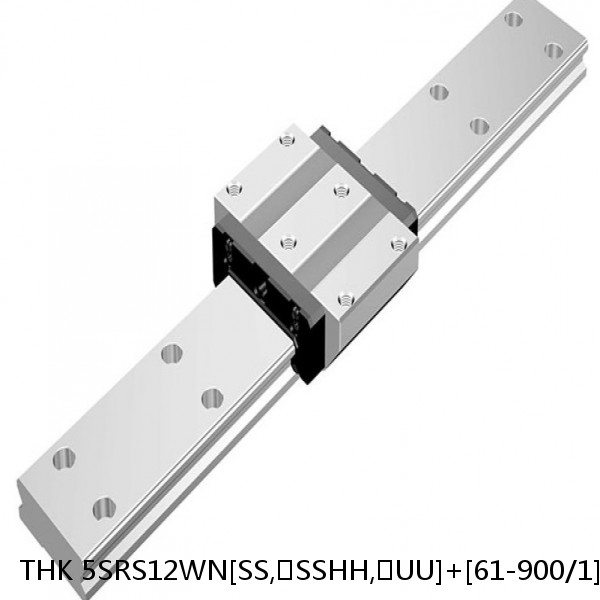 5SRS12WN[SS,​SSHH,​UU]+[61-900/1]LM THK Miniature Linear Guide Caged Ball SRS Series #1 small image