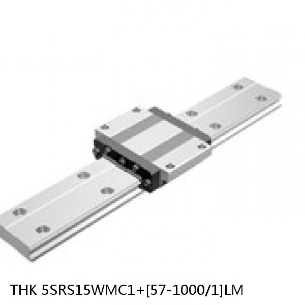 5SRS15WMC1+[57-1000/1]LM THK Miniature Linear Guide Caged Ball SRS Series #1 small image