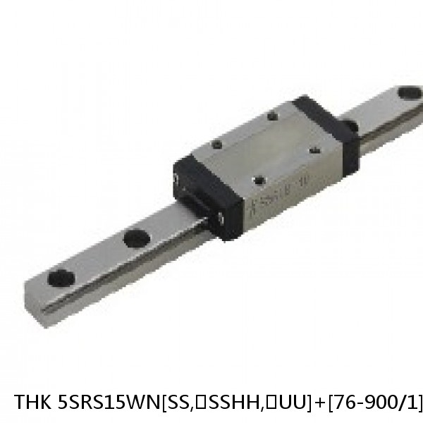 5SRS15WN[SS,​SSHH,​UU]+[76-900/1]L[H,​P]M THK Miniature Linear Guide Caged Ball SRS Series