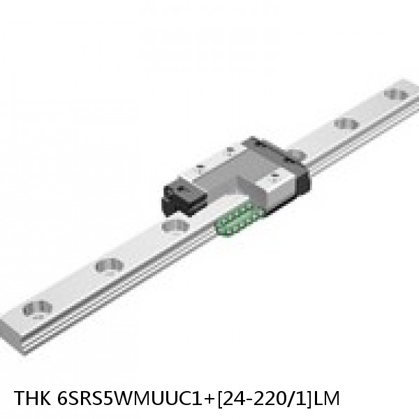 6SRS5WMUUC1+[24-220/1]LM THK Miniature Linear Guide Caged Ball SRS Series