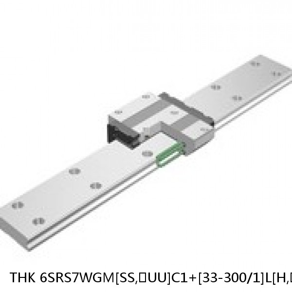 6SRS7WGM[SS,​UU]C1+[33-300/1]L[H,​P]M THK Miniature Linear Guide Full Ball SRS-G Accuracy and Preload Selectable