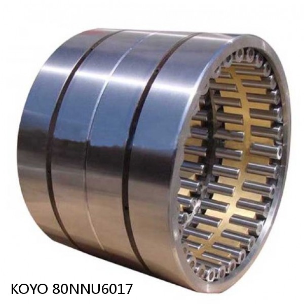 80NNU6017 KOYO Double-row cylindrical roller bearings #1 small image