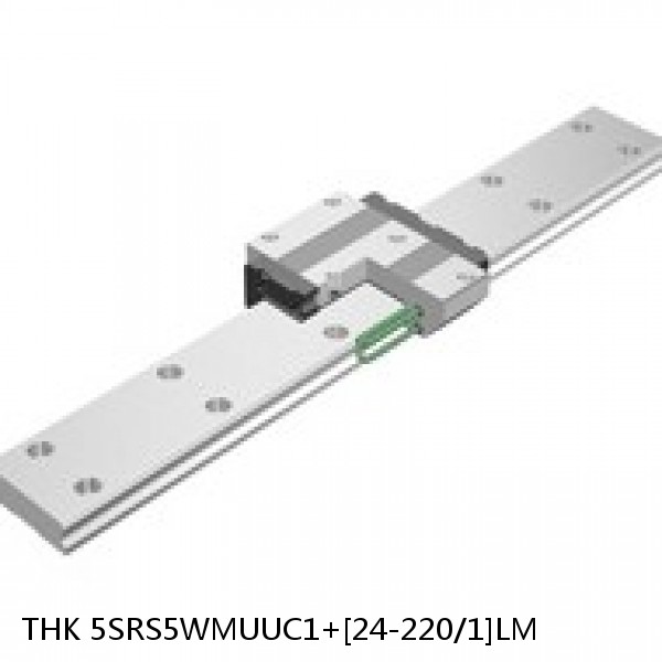 5SRS5WMUUC1+[24-220/1]LM THK Miniature Linear Guide Caged Ball SRS Series #1 image