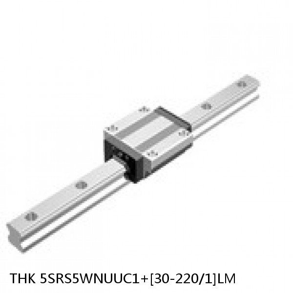 5SRS5WNUUC1+[30-220/1]LM THK Miniature Linear Guide Caged Ball SRS Series #1 image
