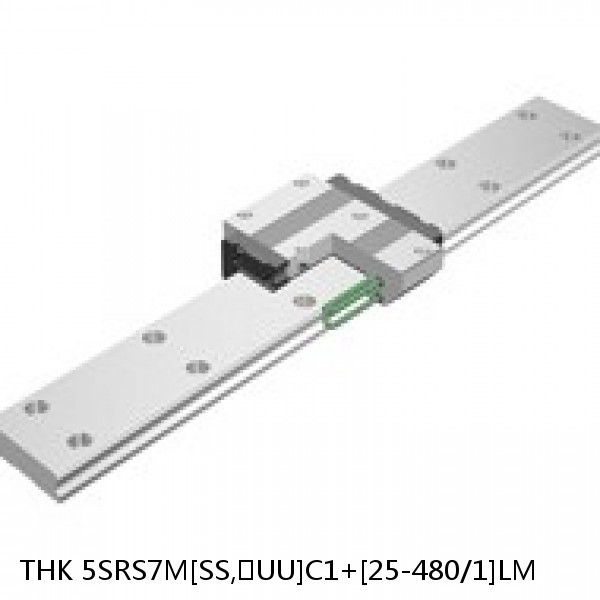 5SRS7M[SS,​UU]C1+[25-480/1]LM THK Miniature Linear Guide Caged Ball SRS Series #1 image