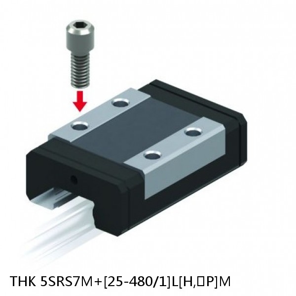 5SRS7M+[25-480/1]L[H,​P]M THK Miniature Linear Guide Caged Ball SRS Series #1 image