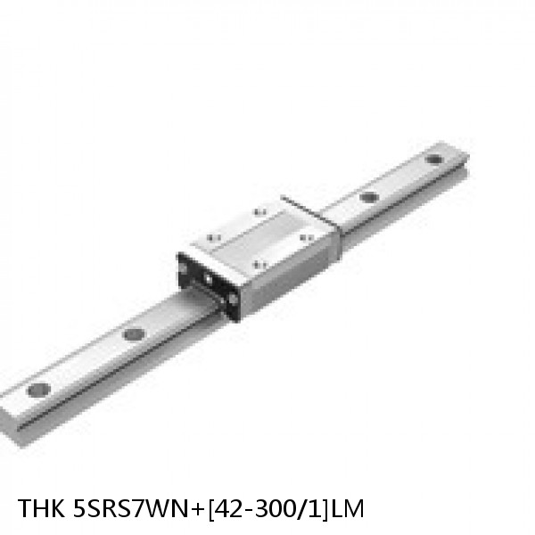5SRS7WN+[42-300/1]LM THK Miniature Linear Guide Caged Ball SRS Series #1 image